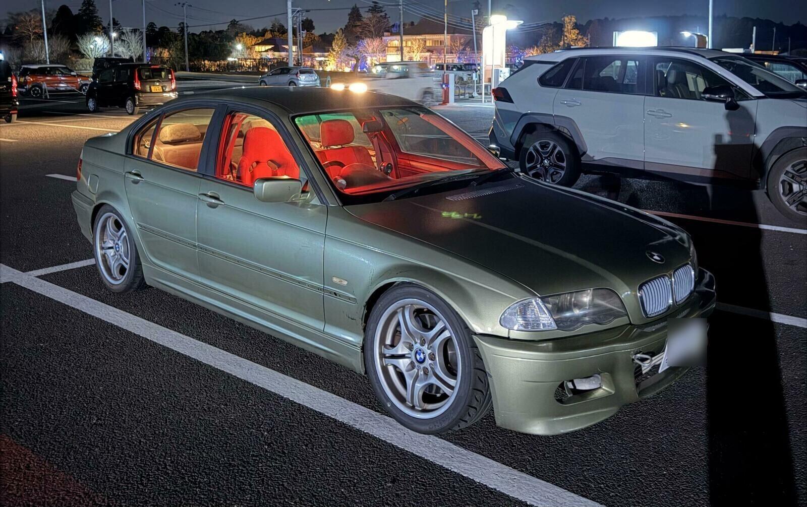 BMW E46 custom built with an SR20DET engine swap